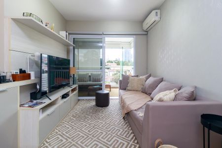 Sala de apartamento para alugar com 1 quarto, 49m² em Vila Cordeiro, São Paulo