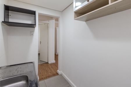 Cozinha de kitnet/studio para alugar com 1 quarto, 36m² em Farroupilha, Porto Alegre