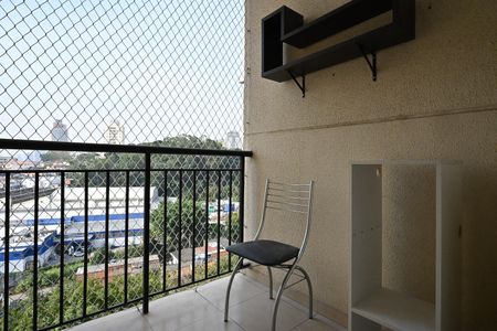 Varanda da Sala de apartamento à venda com 2 quartos, 52m² em Jardim Monte Kemel, São Paulo