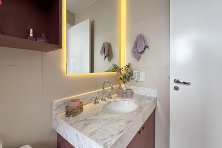 Apartamento à venda com 95m², 2 quartos e 2 vagasBanheiro da Suíte 1