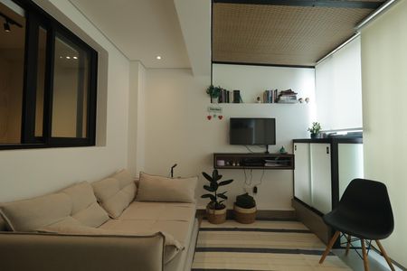 Studio à venda com 30m², 1 quarto e sem vagaSala