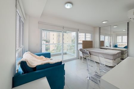 Sala e Quarto de apartamento à venda com 1 quarto, 35m² em Vila Mariana, São Paulo