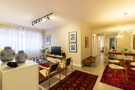 Sala de apartamento à venda com 3 quartos, 110m² em Paraíso, São Paulo