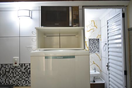 Sala/Cozinha de apartamento para alugar com 1 quarto, 24m² em Mirandópolis, São Paulo