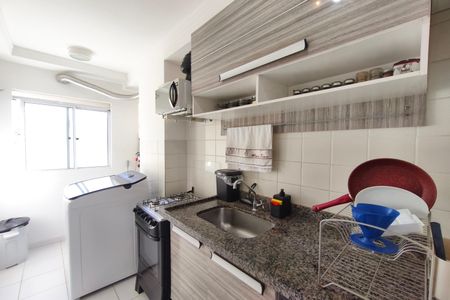 Cozinha de apartamento para alugar com 2 quartos, 57m² em Residencial Parque da Fazenda, Campinas