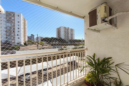 Varanda da Sala de apartamento para alugar com 2 quartos, 57m² em Residencial Parque da Fazenda, Campinas