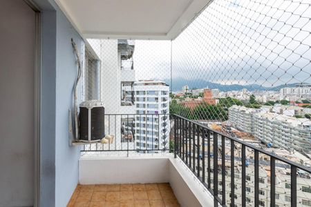 Varanda da Sala de apartamento para alugar com 2 quartos, 70m² em Praça da Bandeira, Rio de Janeiro