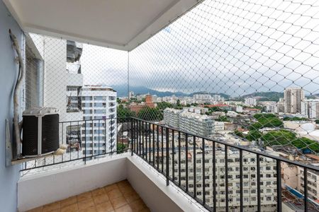 Varanda da Sala de apartamento para alugar com 2 quartos, 70m² em Praça da Bandeira, Rio de Janeiro