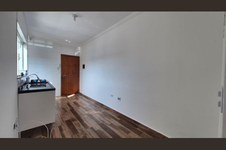 Sala  de apartamento para alugar com 2 quartos, 76m² em Vila Scarpelli, Santo André
