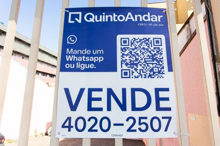 placa TZWM-627 de casa de condomínio à venda com 2 quartos, 45m² em Vila Esperança, São Paulo