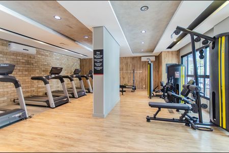 Studio para alugar com 25m², 1 quarto e sem vaga Studio para alugar com 25m², 1 quarto e sem vagaÁrea comum - Academia