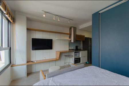 Studio para alugar com 25m², 1 quarto e sem vaga Studio para alugar com 25m², 1 quarto e sem vagaSala/Quarto