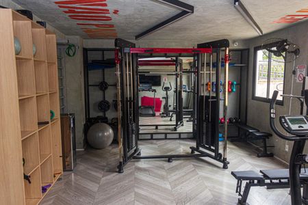 Apartamento à venda com 34m², 1 quarto e sem vaga Apartamento à venda com 34m², 1 quarto e sem vagaÁrea comum - Academia