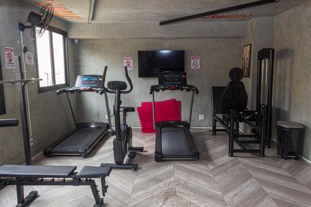 Apartamento à venda com 34m², 1 quarto e sem vaga Apartamento à venda com 34m², 1 quarto e sem vagaÁrea comum - Academia