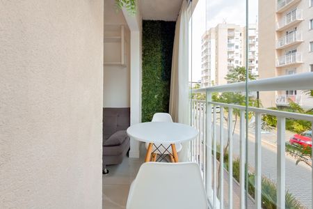 Apartamento para alugar com 30m², 1 quarto e sem vagaVaranda da Sala/Cozinha