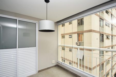 varanda Sala de apartamento para alugar com 1 quarto, 45m² em Jardim Paulista, São Paulo
