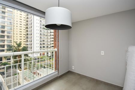 Varanda da Sala de apartamento para alugar com 1 quarto, 45m² em Jardim Paulista, São Paulo