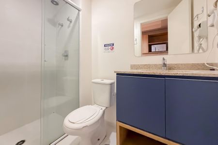 Studio para alugar com 22m², 1 quarto e sem vaga Studio para alugar com 22m², 1 quarto e sem vagaBanheiro