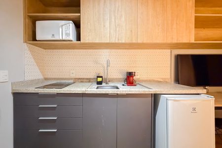 Studio para alugar com 22m², 1 quarto e sem vaga Studio para alugar com 22m², 1 quarto e sem vagaStudio - Cozinha