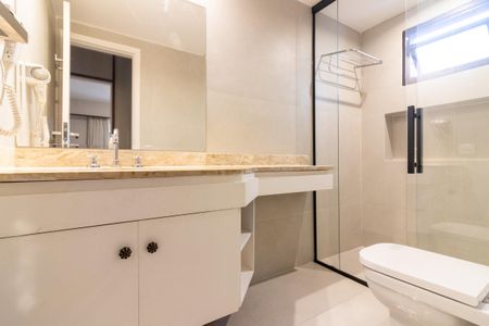 Apartamento para alugar com 42m², 1 quarto e 1 vaga Apartamento para alugar com 42m², 1 quarto e 1 vagaBanheiro
