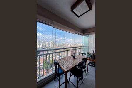 Varanda da Sala de apartamento à venda com 2 quartos, 69m² em Alto da Mooca, São Paulo
