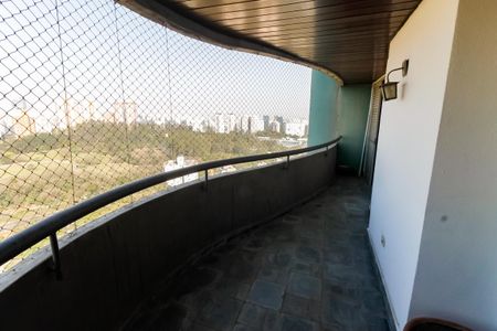 Varanda da Sala de apartamento para alugar com 3 quartos, 117m² em Jardim Ampliação, São Paulo