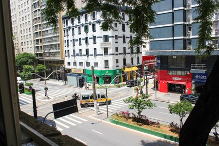 Vista da Janela da Sala de kitnet/studio para alugar com 1 quarto, 40m² em República, São Paulo