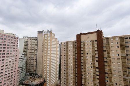 Vista do Dormitório de kitnet/studio para alugar com 1 quarto, 26m² em República, São Paulo