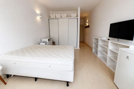 Studio para alugar com 26m², 1 quarto e sem vaga Studio para alugar com 26m², 1 quarto e sem vagaDormitório