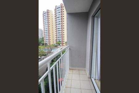 Varanda da Sala de apartamento para alugar com 2 quartos, 50m² em Vila Andrade, São Paulo