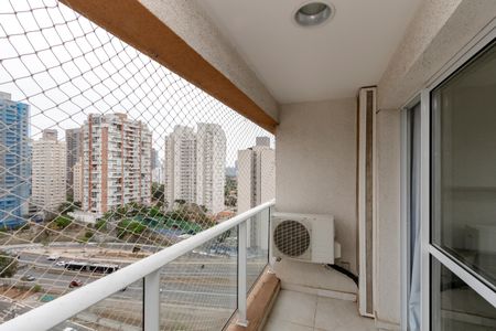 Studio à venda com 36m², 1 quarto e 1 vagaVaranda