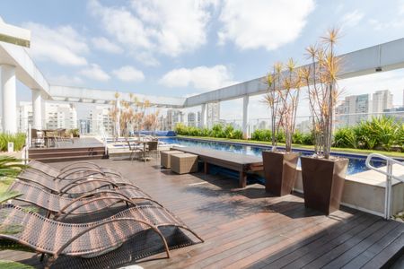 Studio à venda com 36m², 1 quarto e 1 vagaPiscina