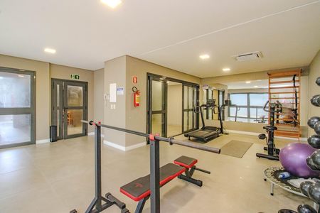 Área comum - Academia de apartamento para alugar com 2 quartos, 66m² em Rio Branco, Porto Alegre