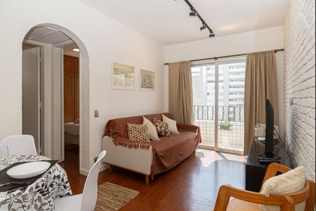 Sala de apartamento para alugar com 1 quarto, 40m² em Bela Vista, São Paulo