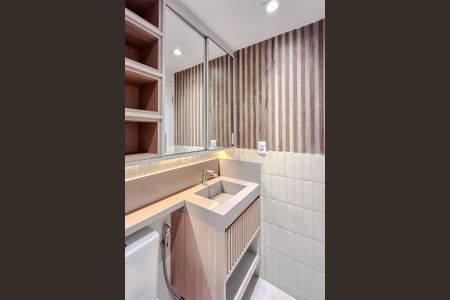 Apartamento para alugar com 47m², 2 quartos e sem vaga Apartamento para alugar com 47m², 2 quartos e sem vagaBanheiro