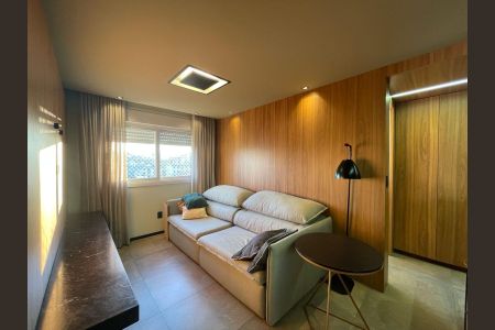 Sala de apartamento à venda com 1 quarto, 65m² em Vila Rosa, Novo Hamburgo