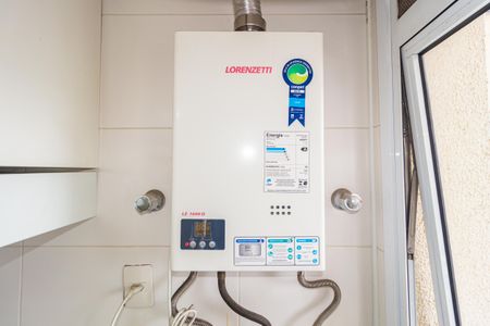 Apartamento para alugar com 40m², 1 quarto e 1 vagaDetalhe - Área de Serviço