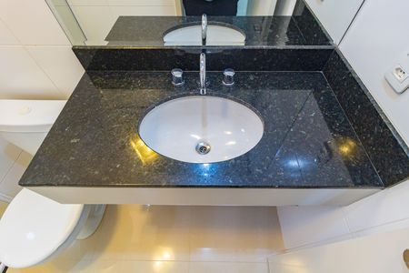 Apartamento para alugar com 40m², 1 quarto e 1 vaga Apartamento para alugar com 40m², 1 quarto e 1 vagaDetalhe - Banheiro
