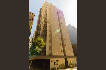 Apartamento à venda com 28m², 1 quarto e sem vaga Apartamento à venda com 28m², 1 quarto e sem vagaFachada