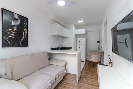 Sala de apartamento à venda com 1 quarto, 28m² em República, São Paulo