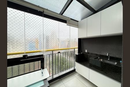 Apartamento para alugar com 40m², 1 quarto e 1 vaga Apartamento para alugar com 40m², 1 quarto e 1 vagaVaranda da Sala/cozinha