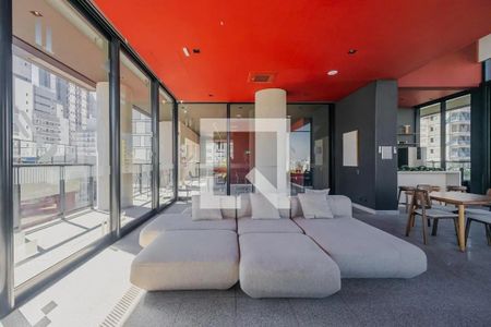 Área comum - Salão de festas de kitnet/studio para alugar com 1 quarto, 37m² em Cerqueira César, São Paulo