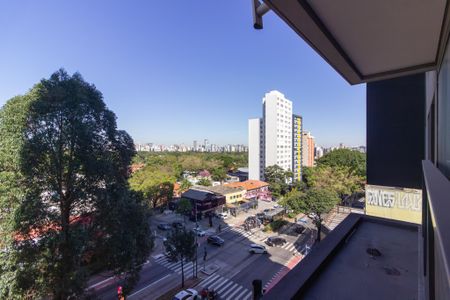 Vista/Varanda de kitnet/studio para alugar com 1 quarto, 37m² em Cerqueira César, São Paulo