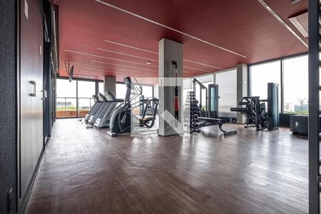 Área comum - Academia de kitnet/studio para alugar com 1 quarto, 37m² em Cerqueira César, São Paulo