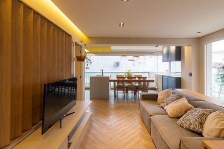 Sala de apartamento para alugar com 1 quarto, 70m² em Brooklin Paulista, São Paulo