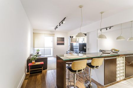 Sala de apartamento para alugar com 2 quartos, 56m² em Itaim Bibi, São Paulo