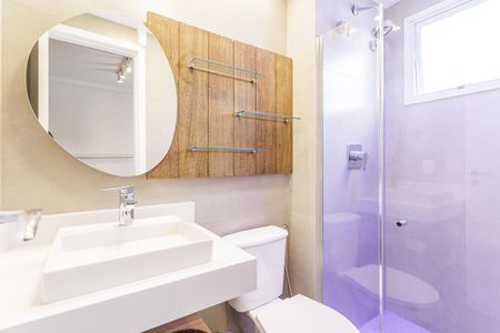 Apartamento para alugar com 56m², 2 quartos e 1 vagaBanheiro da Suíte 1