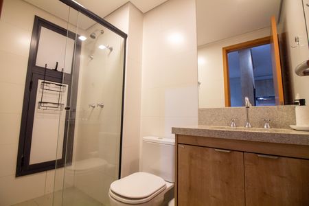 Banheiro de apartamento para alugar com 1 quarto, 41m² em Santo Amaro, São Paulo