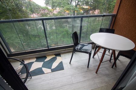 Varanda de apartamento para alugar com 1 quarto, 41m² em Santo Amaro, São Paulo