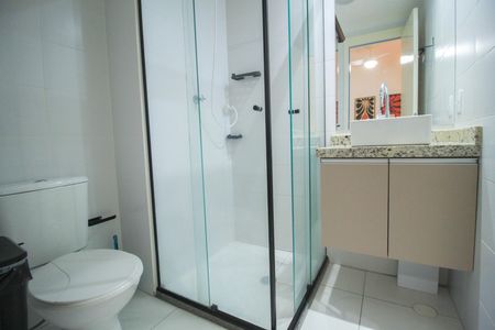 Banheiro Social de apartamento para alugar com 1 quarto, 27m² em Brás, São Paulo